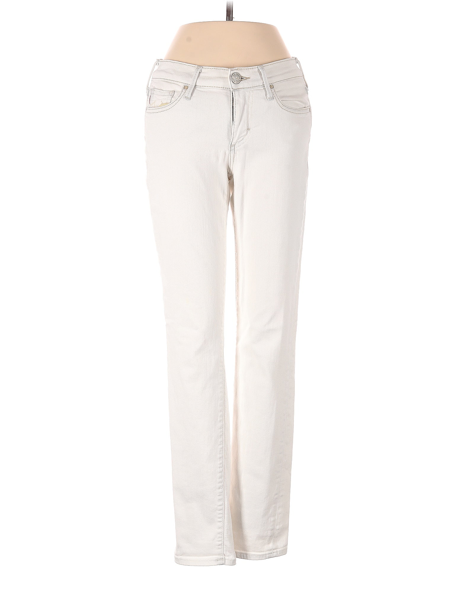 Vince. Solid Ivory Jeans Size 12 - 79% off