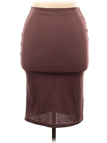 burgundy skirt forever 21