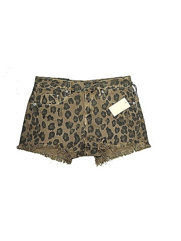 Blanknyc store leopard shorts