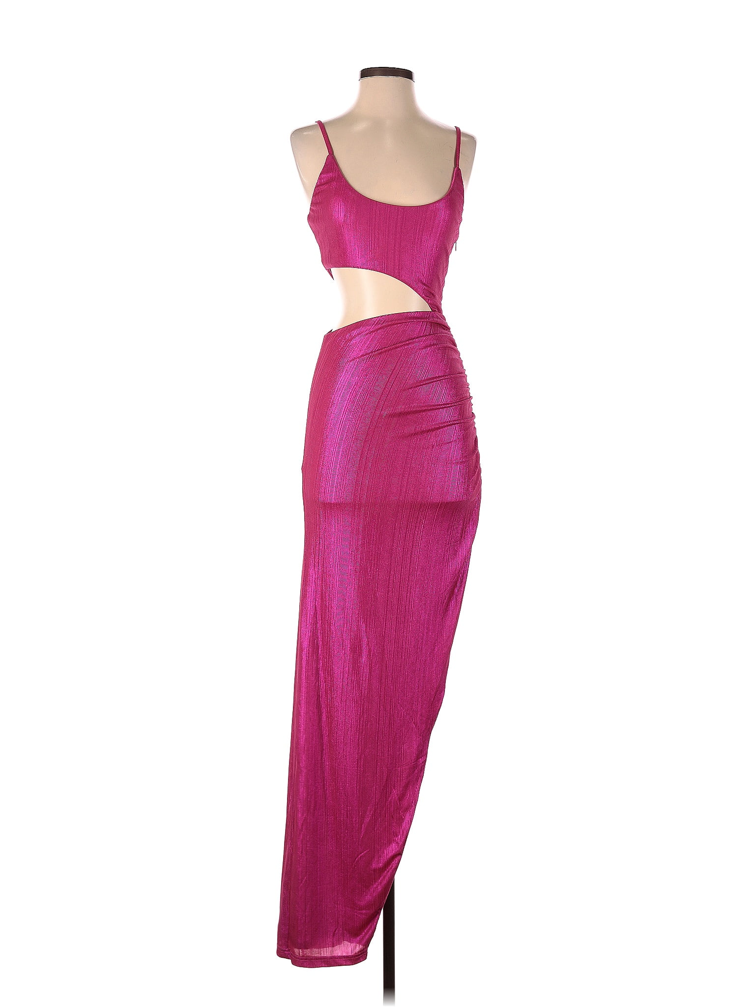 Superdown Solid Pink Burgundy Cocktail Dress Size S 56 off ThredUp