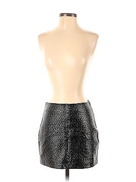 Zara W&B Collection Faux Leather Skirt (view 1)
