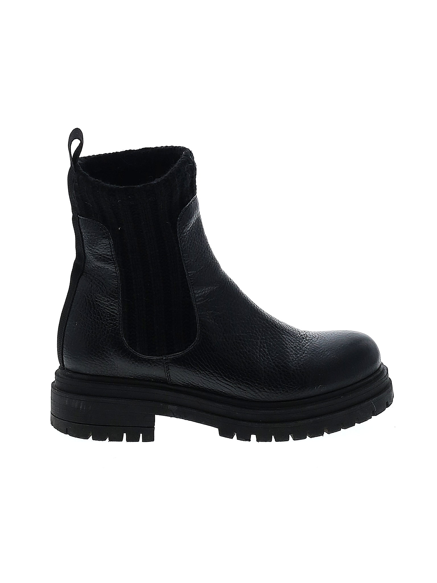 Anthropologie Solid Black Boots Size 37 (EU) 68 off ThredUp