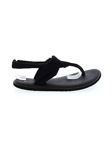 Sanuk Solid Black Sandals Size 9 - 54% off