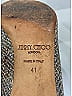 Jimmy Choo 100% Leather Jacquard Marled Snake Print Brocade Silver Heels Size 41 (EU) - photo 3