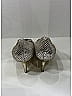 Jimmy Choo 100% Leather Jacquard Marled Snake Print Brocade Silver Heels Size 41 (EU) - photo 4