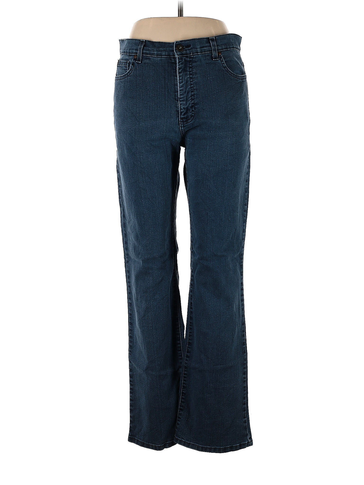 Charter Club Solid Blue Jeans Size 12 - 64% off