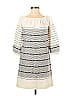 E3 by Etcetera Stripes Gray Casual Dress Size 2 - photo 1