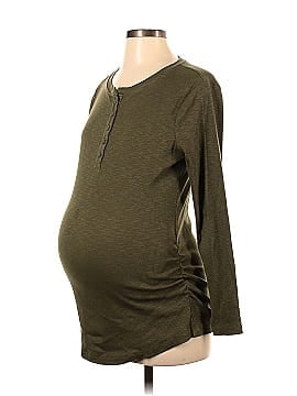 Gap - Maternity Long Sleeve Henley (view 1)