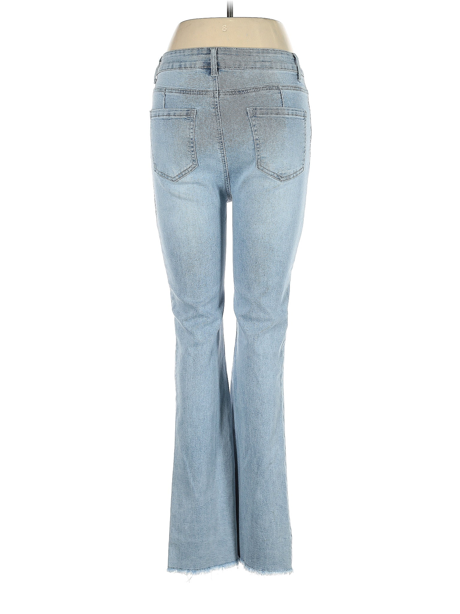 Unbranded Solid Blue Jeans Size M - 56% off