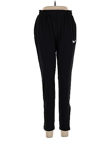 Nike Solid Black Track Pants Size M - 64% off
