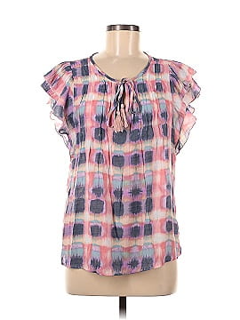 Indigo Rose Short Sleeve Blouse (view 1)