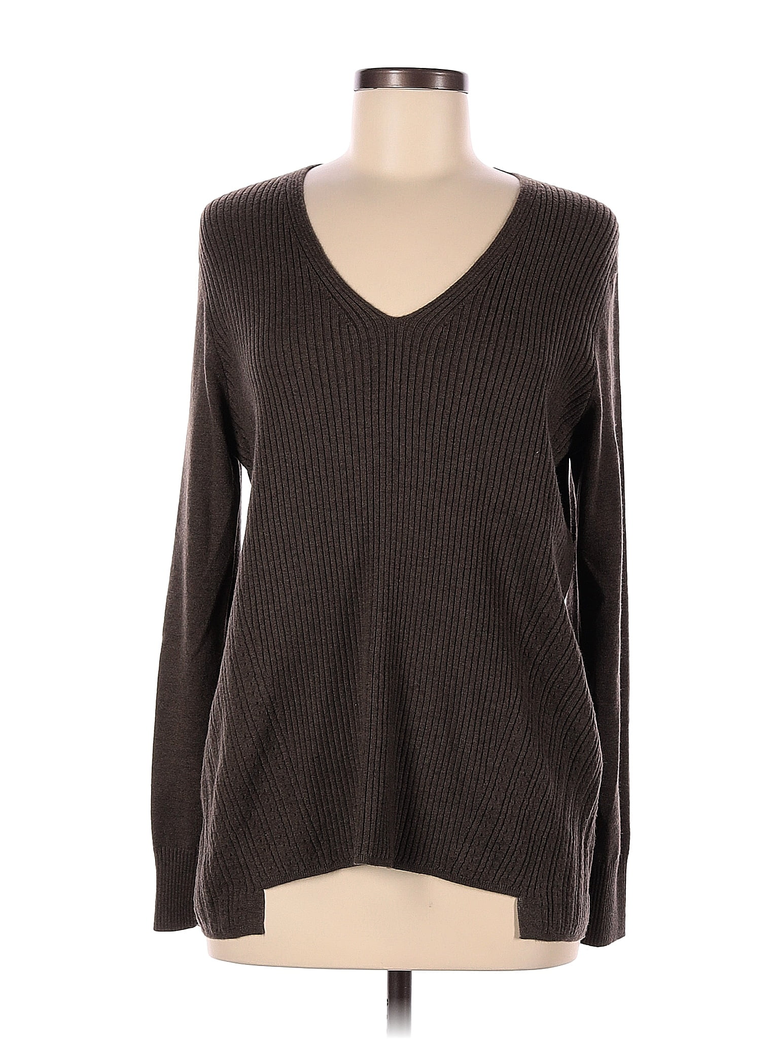 Knox Rose Color Block Brown Pullover Sweater Size M - 40% off