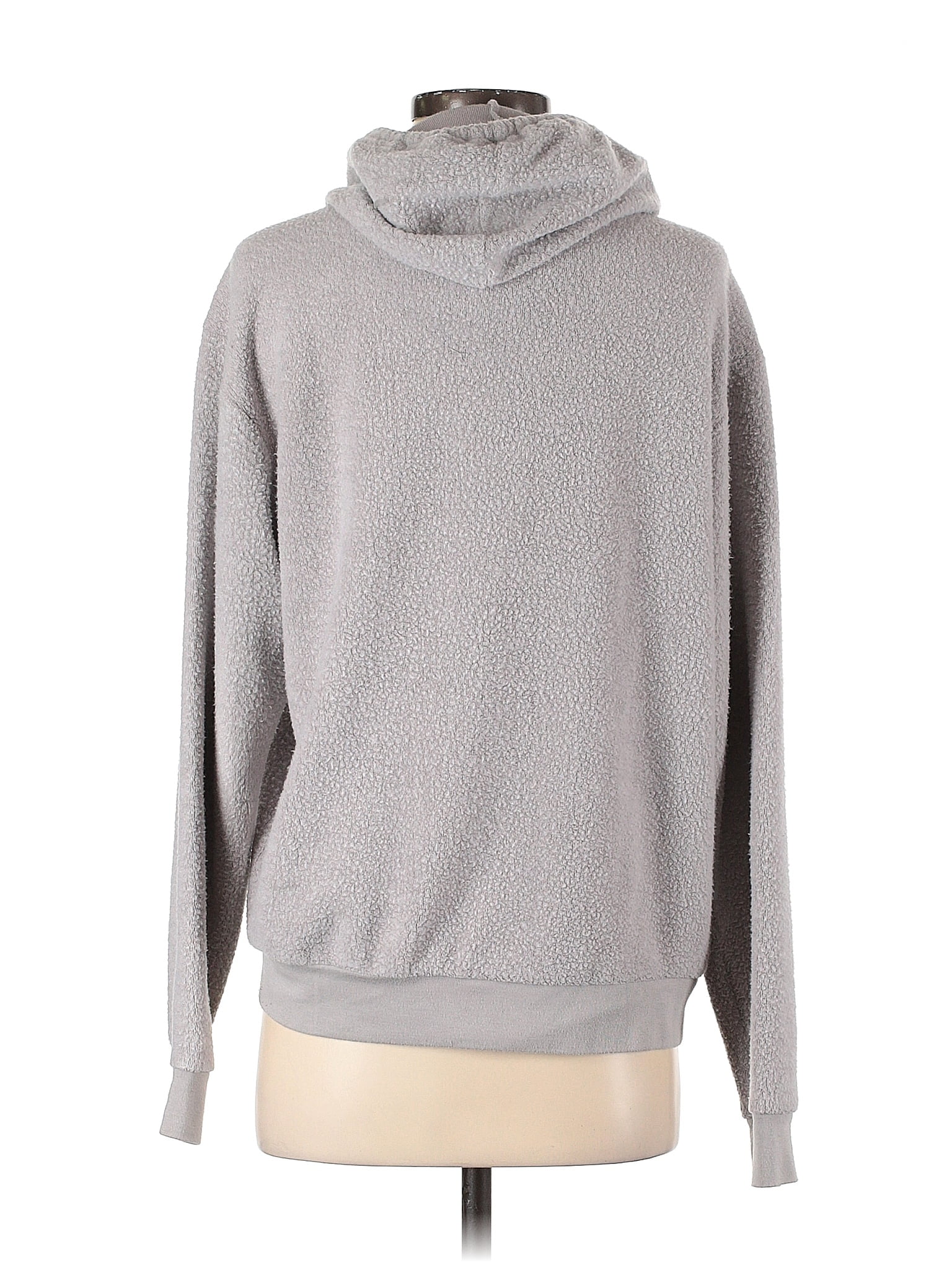 Lululemon Athletica Solid Gray Zip Up Hoodie Size 8 - 48% off