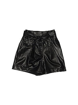 Express Faux Leather Shorts (view 1)