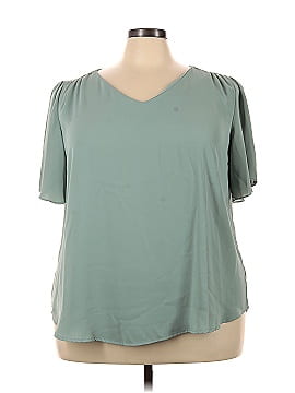 Zenana Short Sleeve Blouse (view 1)