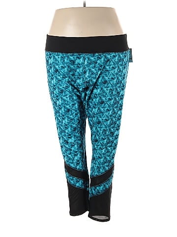 Just My Size Teal Active Pants Size 30 - 32 Plus (Plus) - 36% off