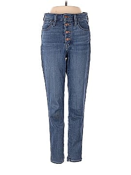 Madewell Curvy Roadtripper Supersoft Skinny Jeans in Monroe Wash: Button-Front Edition (view 1)
