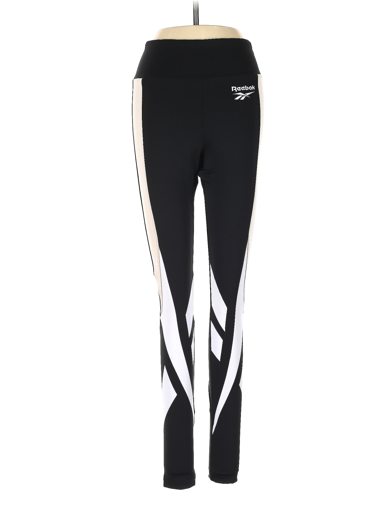 Reebok Graphic Black Active Pants Size XXS