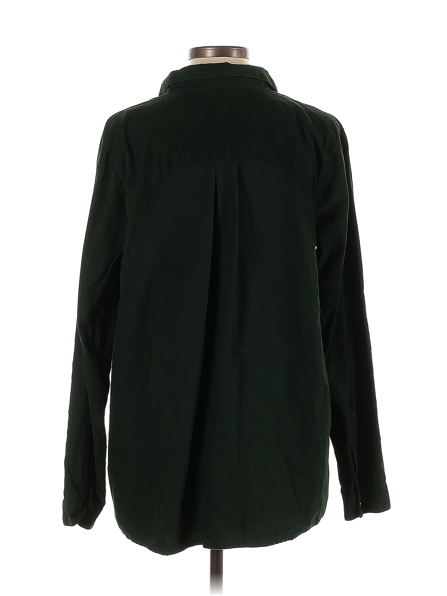 J.Jill 100% Cotton Green Pullover Hoodie Size XL (Tall) - 69% off