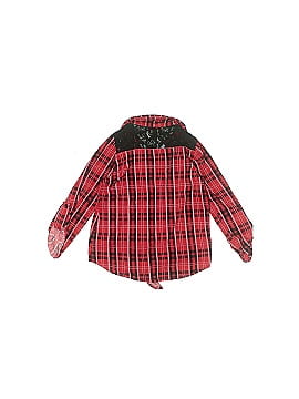 Hearts Monteau Long Sleeve Button-Down Shirt (view 2)