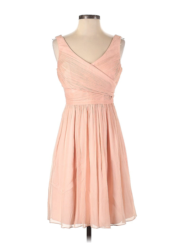 J.Crew 100% Silk Pink Casual Dress Size 4 - photo 1