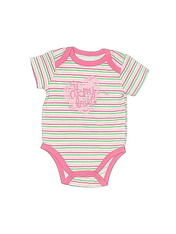 DKNY Baby Short Sleeve Onesie (view 1)