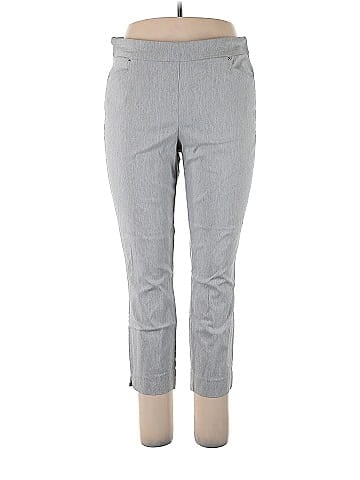 Hilary Radley Tweed Gray Casual Pants Size XL - 70% off