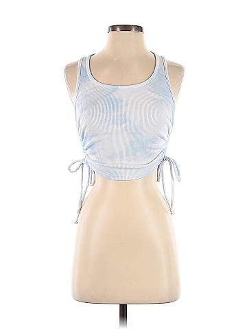 Full Tilt Stripes Blue Tank Top Size S - 31% off