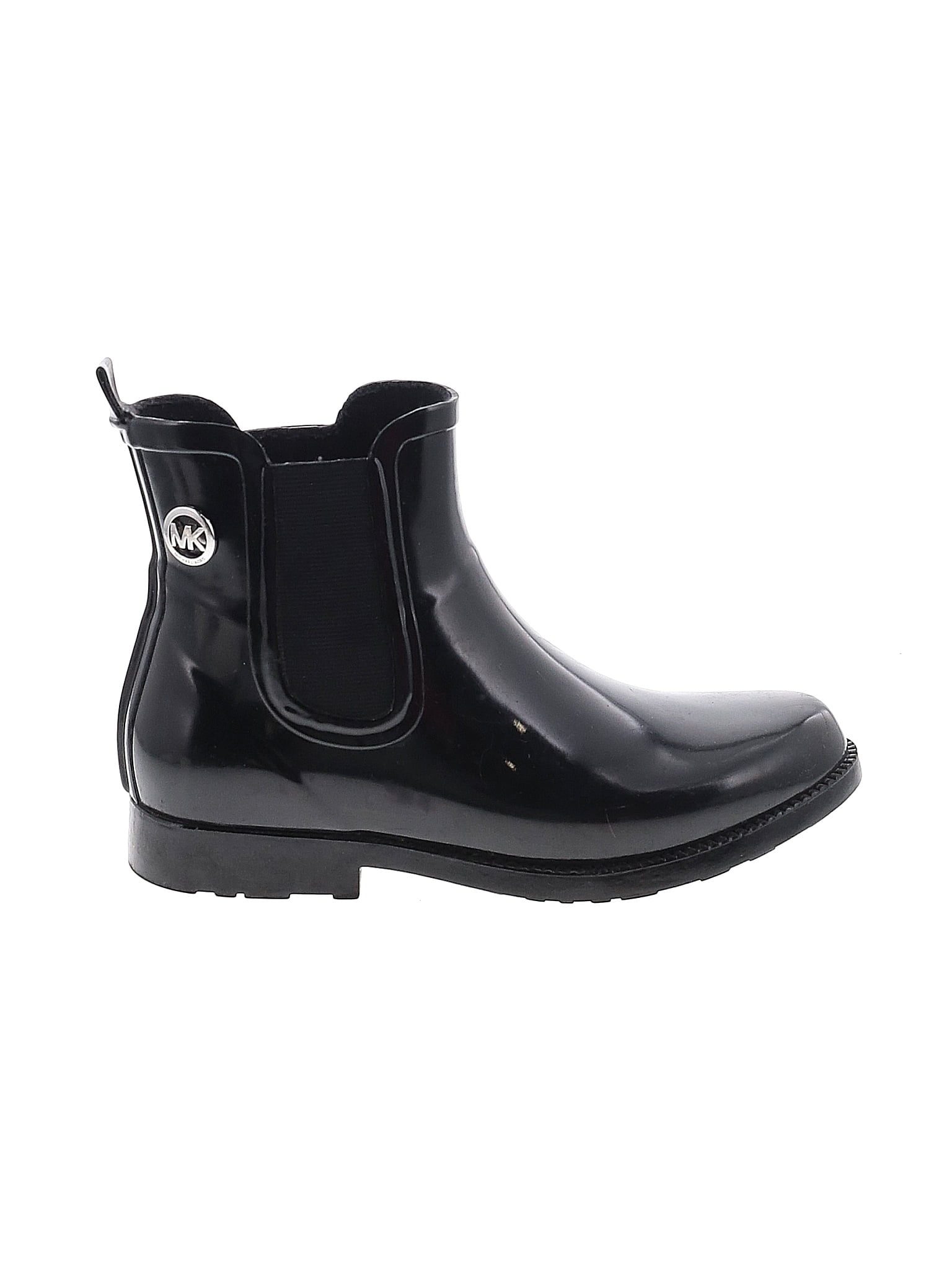 michael kors black rain boots