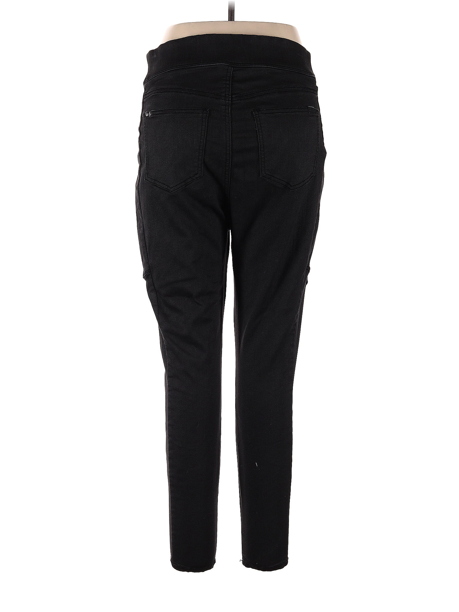 RWN by Rawan NWT 2X Faded Black Curvy Skinny Pull On Ankle Jeggings Jeans