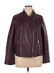 Eloquii Faux Leather Jacket