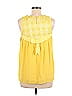 Central Park West 100% Silk Yellow Sleeveless Blouse Size M - photo 2
