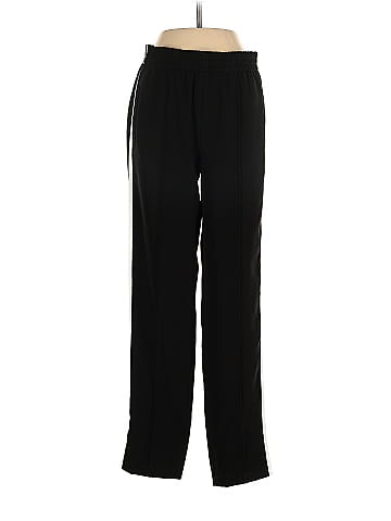 Solid Black Track Pants