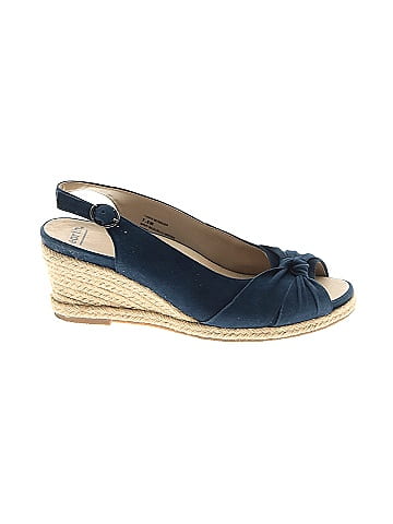 Navy wedges sale size 7