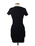 Alessandro Miele Solid Black Casual Dress Size M - photo 2