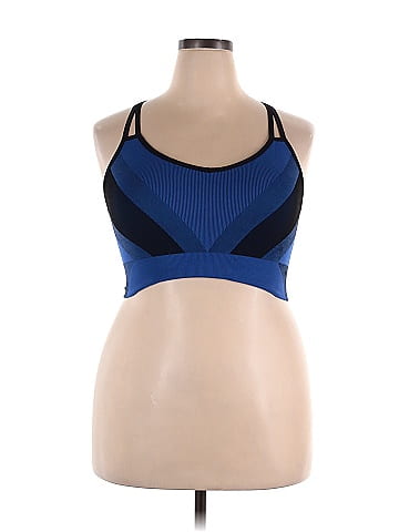 all in motion Color Block Blue Sports Bra Size XXL - 45% off