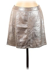 Cupcakes & Cashmere Faux Leather Skirt