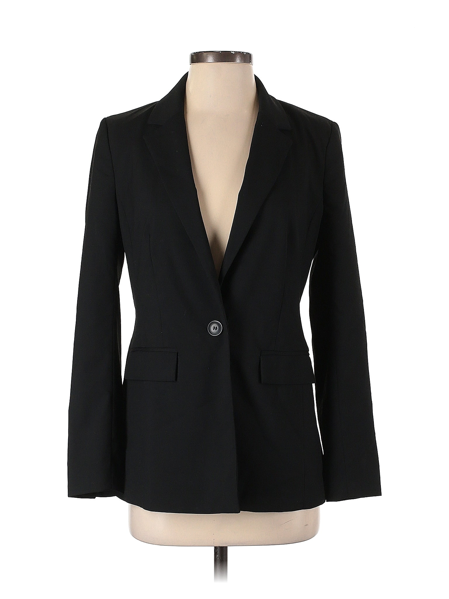 Halogen Solid Black Blazer Size Xs 81 Off Thredup