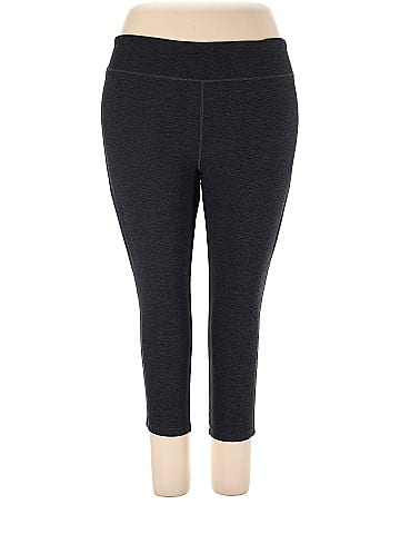 VOGO Athletica Black Gray Active Pants Size 3X (Plus) - 56% off