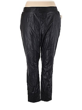 Terra & Sky Faux Leather Pants (view 1)