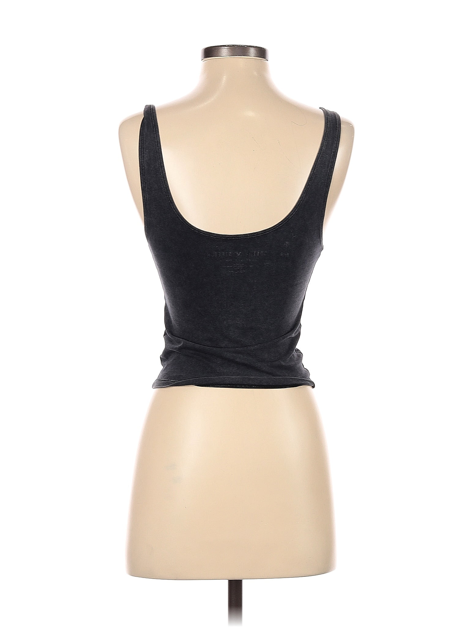 Brandy Melville Solid Gray Tank Top One Size - 31% off