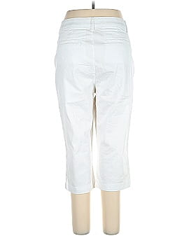 St. John's Bay Capri Pants Size 16 Women's Black White Slimming EUC - Helia  Beer Co