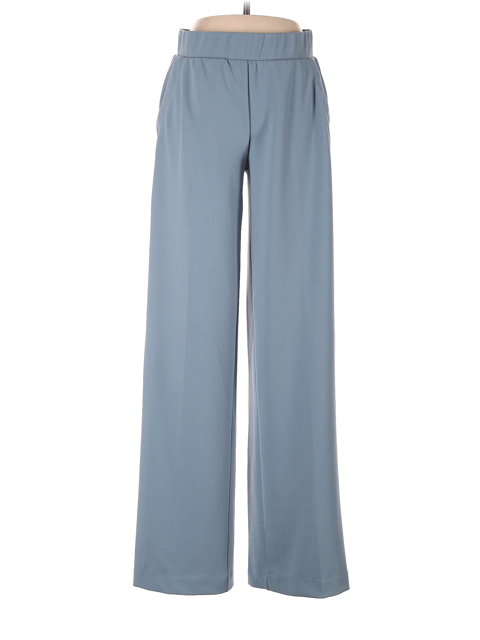 BBJ Los Angeles Solid Blue Dress Pants Size M - 64% off | ThredUp