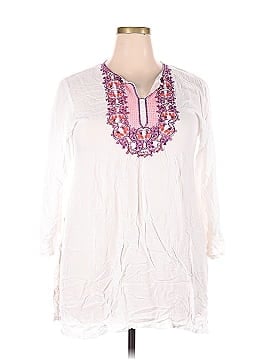 Paras 3/4 Sleeve Blouse (view 1)