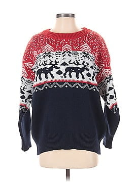 Sophie Snowflake Pullover Sweater (view 1)