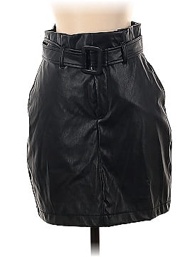 Ci Sono Faux Leather Skirt (view 1)