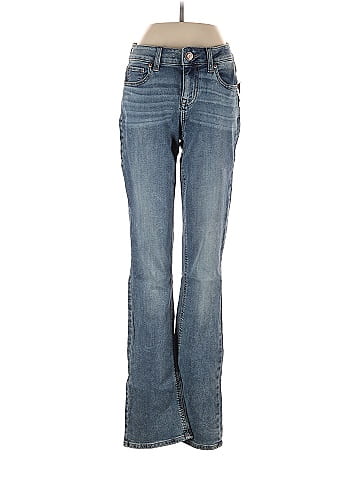 Maurices Solid Blue Jeans Size 14 (0) (Tall) - 46% off