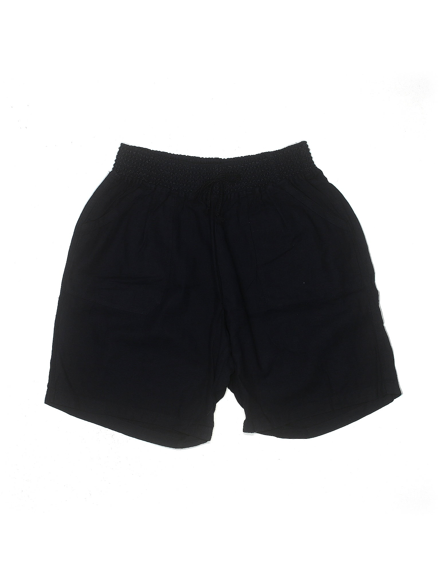 Cj Banks Solid Black Shorts Size 2X (Plus) 65 off ThredUp