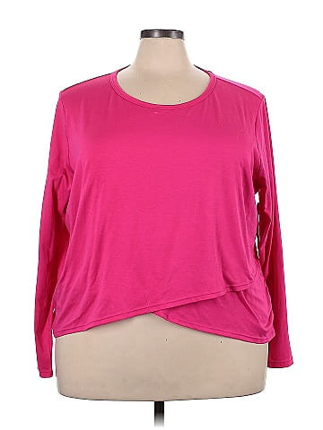 Xersion Pink Active T-Shirt Size 3X (Plus) - 51% off