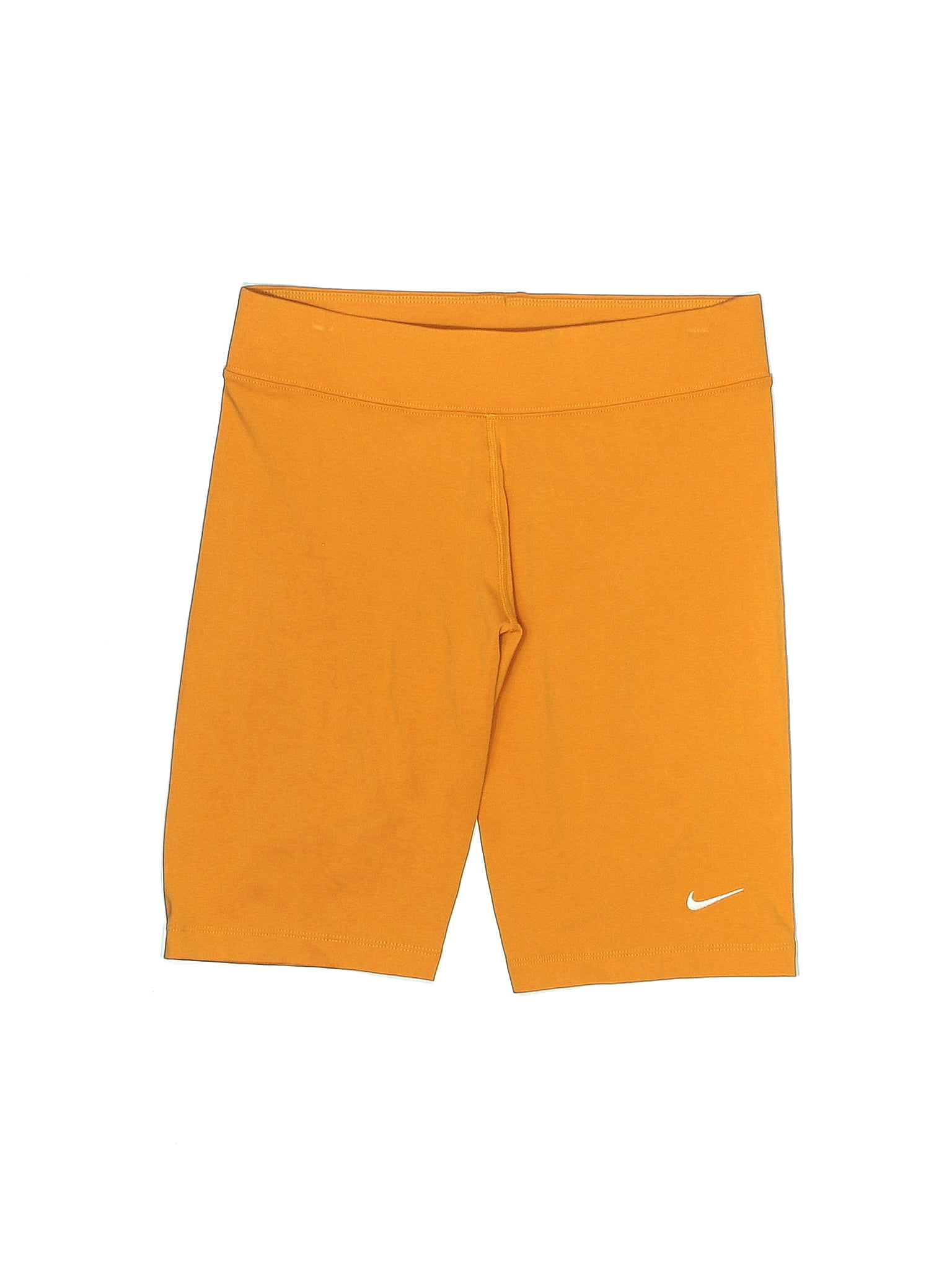 Nike Solid Orange Athletic Shorts Size M - 60% off | ThredUp